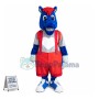 Kid Blue Pony Mascot Costume 