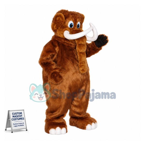 Wooly Mammoth Lightweight Mascot Costume	