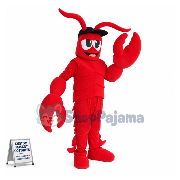 Conrad the Crawdad Mascot Costume 