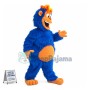 Blue Gorilla Mascot Costume	