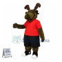 Sport Brown Moose Mascot Adult Costume	