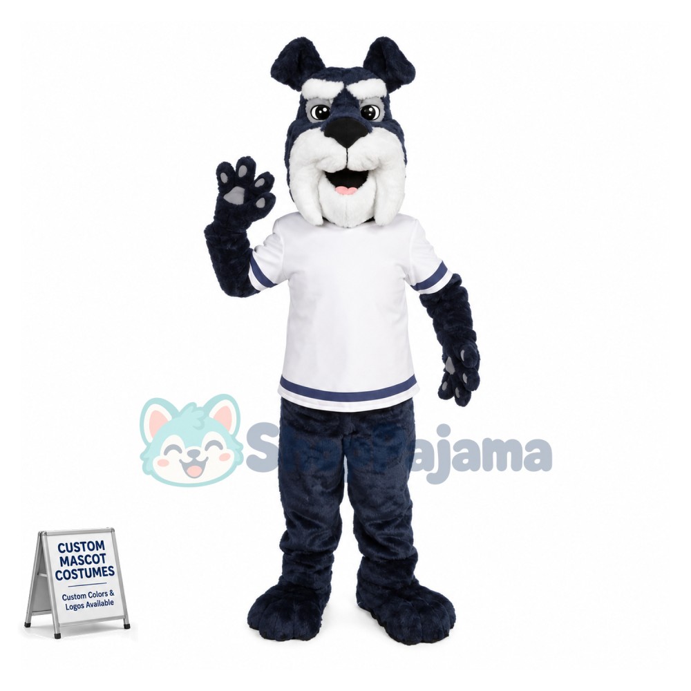 Lovely Blue Terrier Dog Mascot Costume 