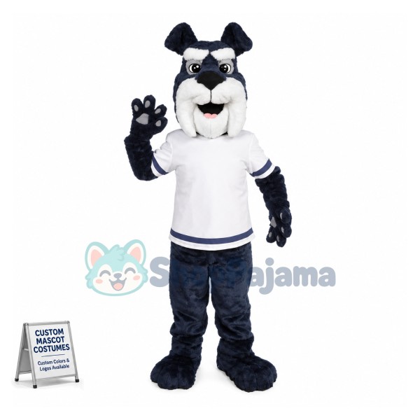 Lovely Blue Terrier Dog Mascot Costume 