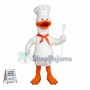 Chef White Duck Mascot Costume 