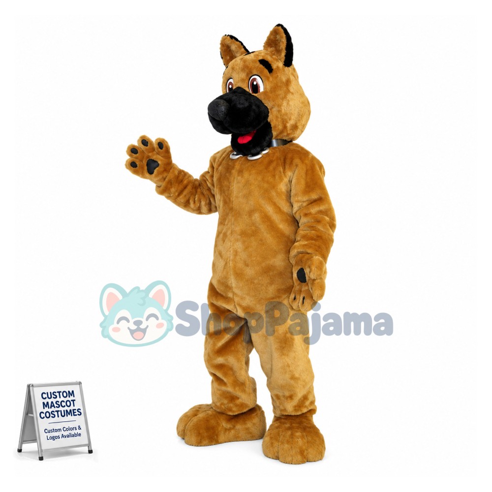 Belgian Malinois Mascot Costume 