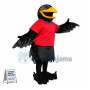 College Raven Mascot Costume	