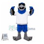 Blue Hawk School Mascot Costume	