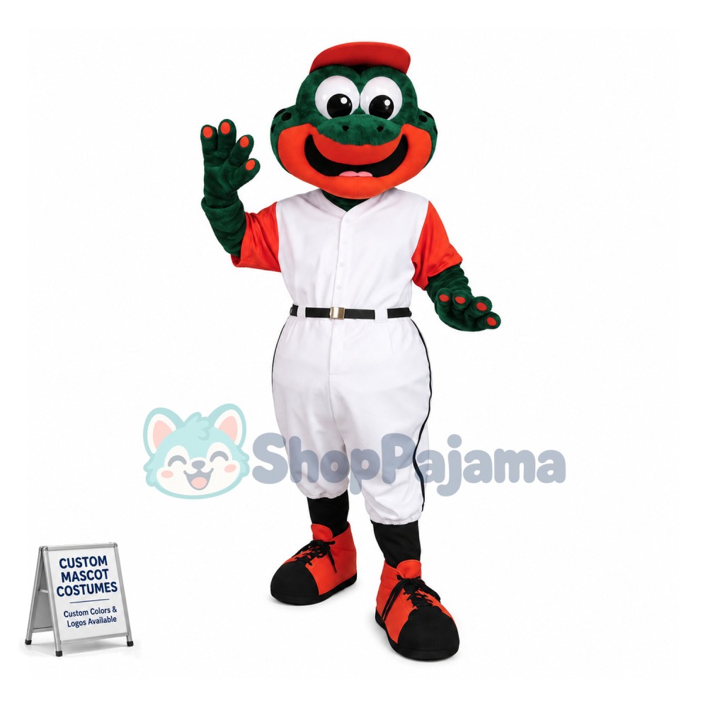 United Shore Professional Baseball League Ribbi Mascot Costume 