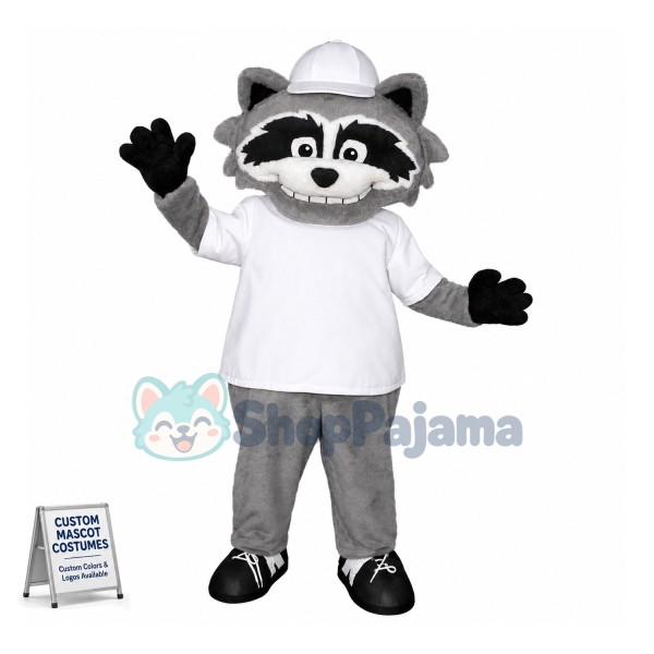 University Raccoon Mascot Costume 