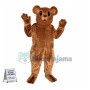 Brown Bear Cub Mascot Adult Costume 