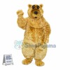 Boris Bear Curly Mascot Costume