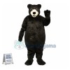 Adult Plush Black Bear Mascot Costume