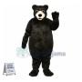 Adult Plush Black Bear Mascot Costume