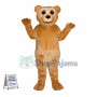 Beige Bear Mascot Costume
