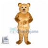 Lazy Beige Bear Mascot Costume