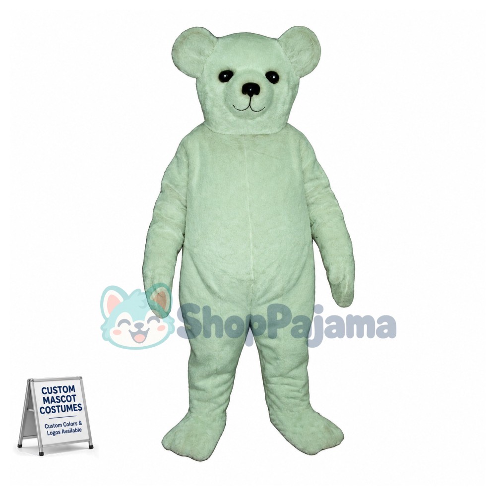 Adorable White Bear Mascot Costume
