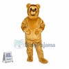 Golden Teddy Bear Mascot Costume 