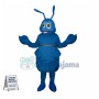 Adult Cartoon Blue Bug Mascot Costume