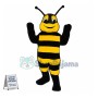 Adult Cartoon Bee Mascot Costume 