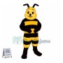 Adult Cartoon Honeybee Mascot Costume 