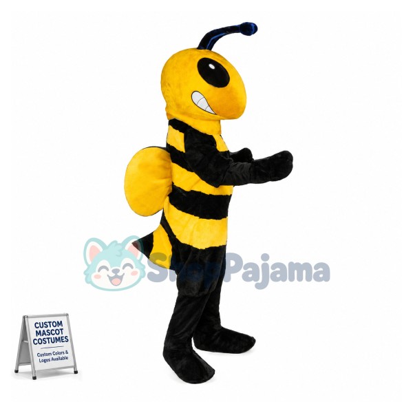 Fierce Worker Bee Mascot Costume 