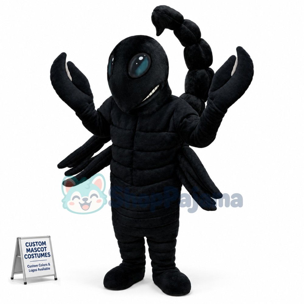 Black Scorpion Mascot Costume
