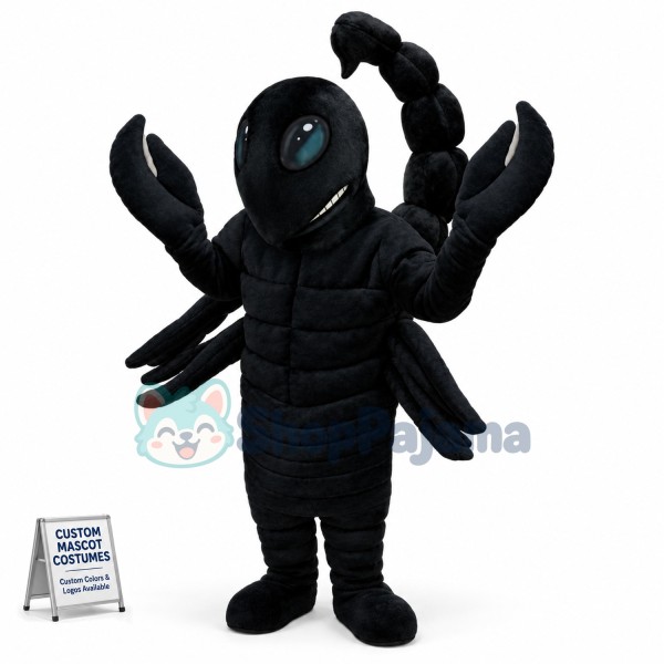 Black Scorpion Mascot Costume