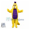 Purple & Yellow Caterpillar Mascot Costume