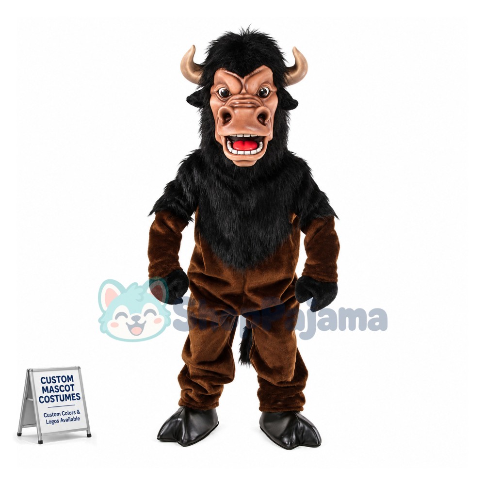 Angry Buffalo Lightweight Mascot Costume 