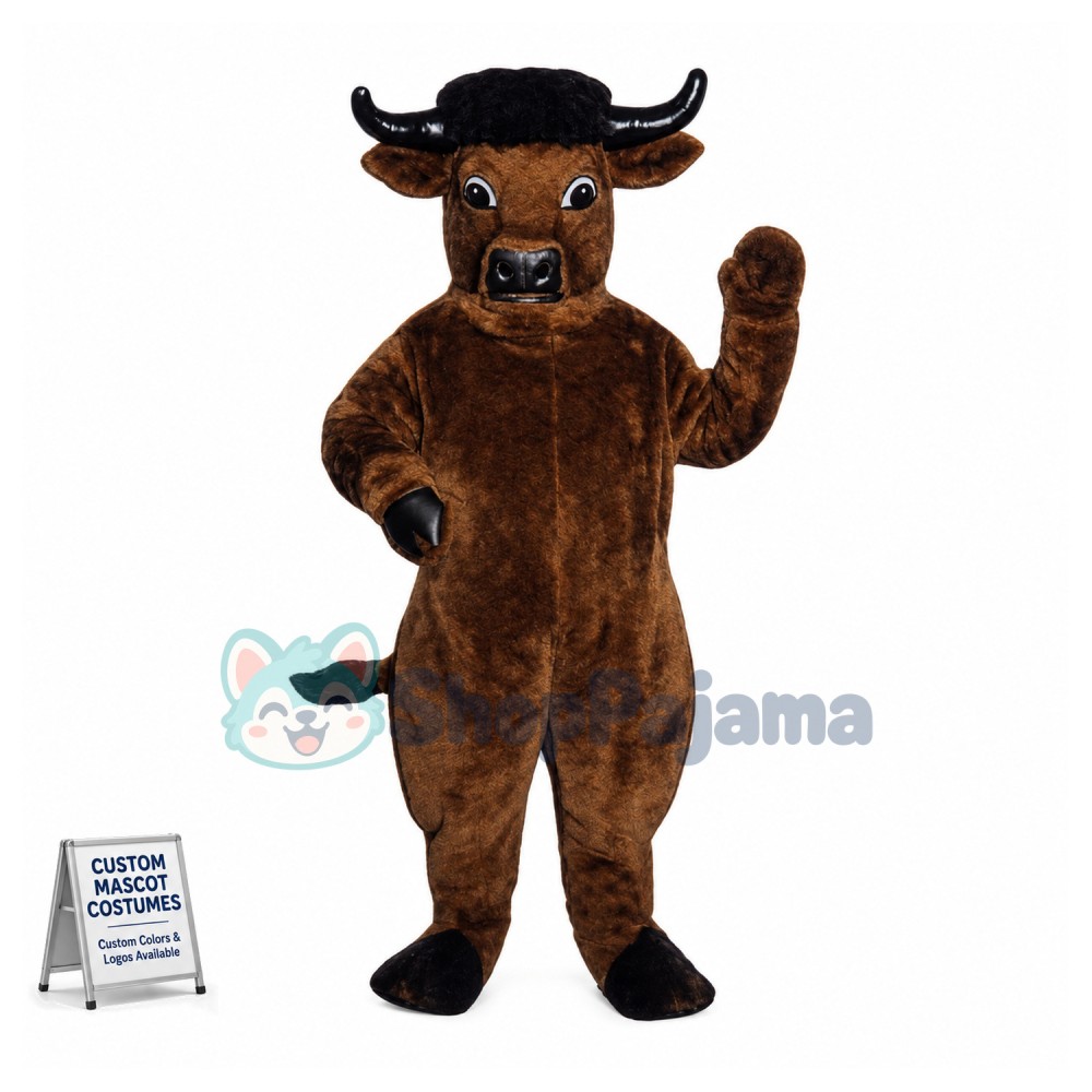 Black Bull Lightweight Mascot Costume 