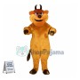 Brown Bull Lightweight Mascot Costume 