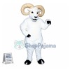 White Ram Animal Lightweight Mascot Costume 