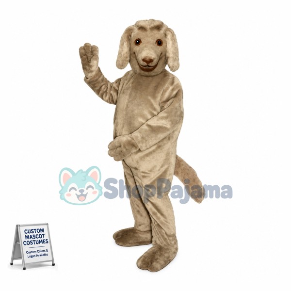 Afghan Hound Mascot Adult Costume 