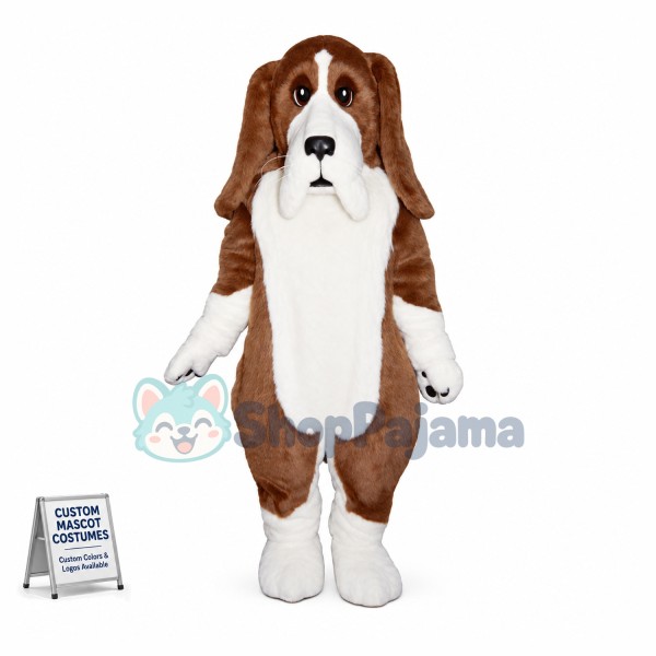 Bassett Hound Mascot Adult Costume 