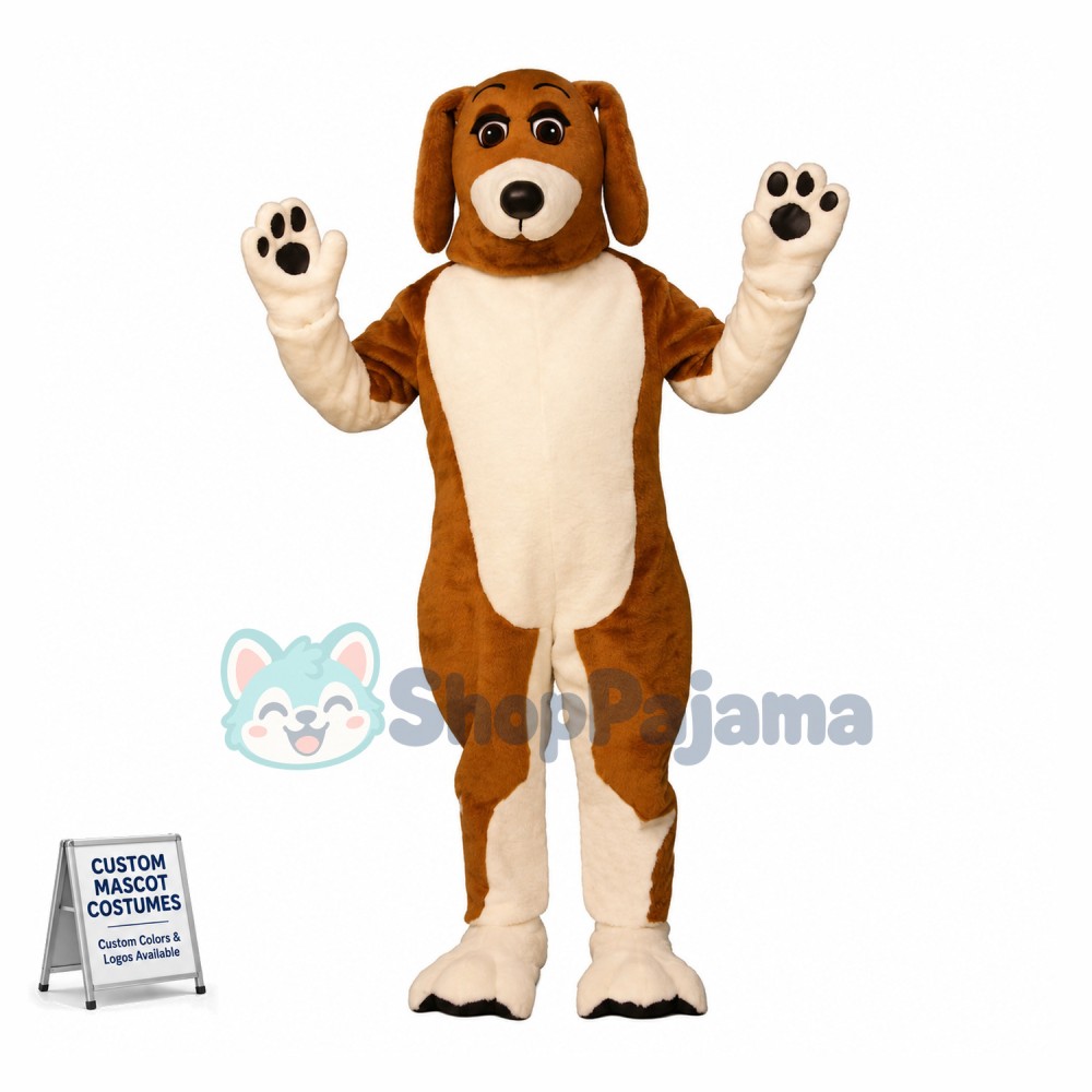 Bossy Beagle Mascot Adult Costume 