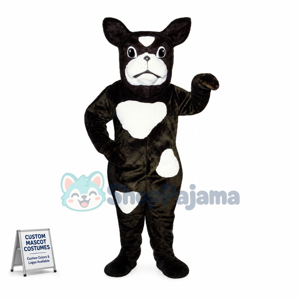 American Boxer Dog Mascot Adult Costume 