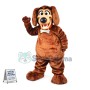Adorable Brown Hound Family Pet Mascot Adult Costume 