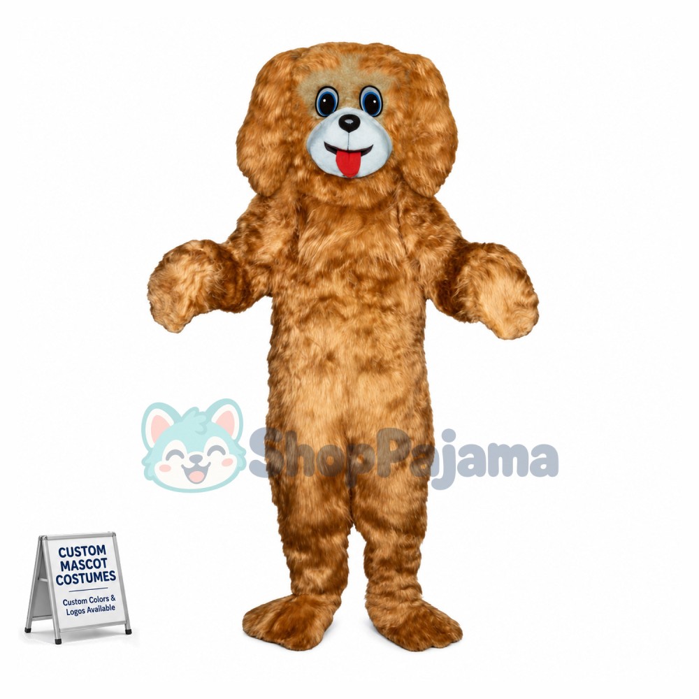 Lovely Cocker Spaniel Mascot Adult Costume 