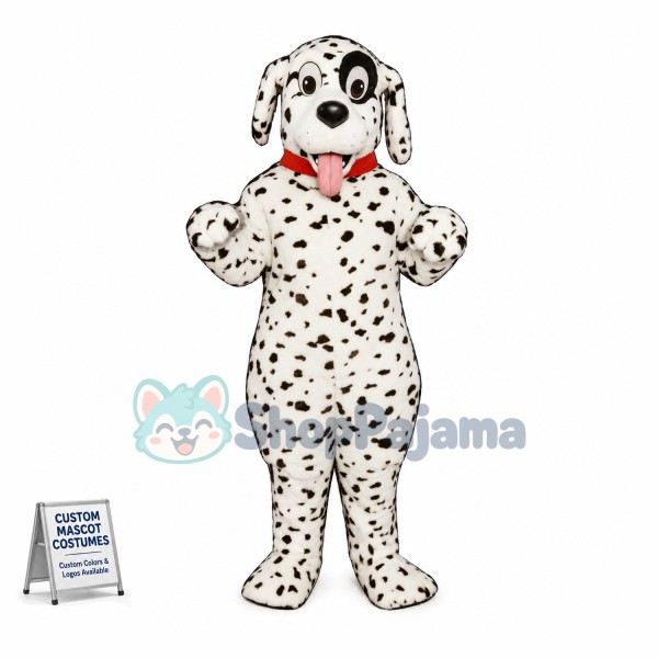 Lovely Dalmatian Puppy Mascot Adult Costume 