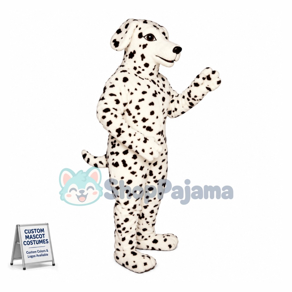 Beautiful Dalmatian Mascot Costume 