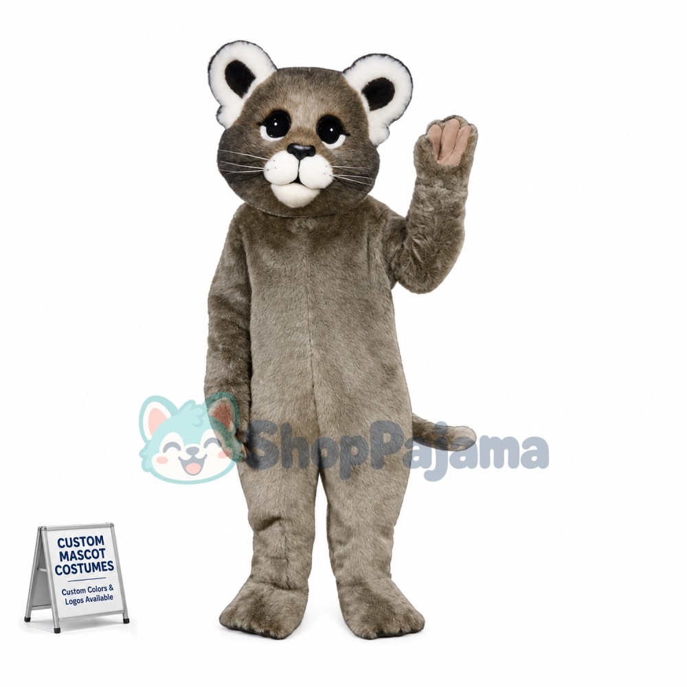Baby Cougar Mascot Costume 