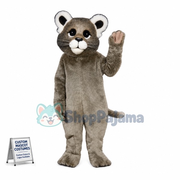 Baby Cougar Mascot Costume 
