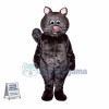 Black Kitten Mascot Costume 