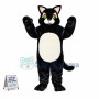 Fat Black Cat Mascot Costume 