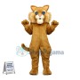 Beautiful Golden Cat Mascot Costume 