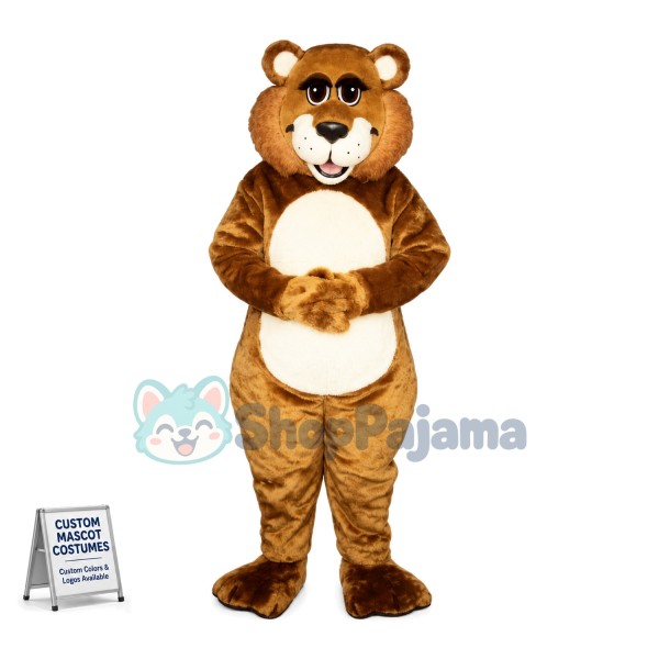 Young Lion Mascot Costume For Adult