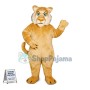 Young Beige Lion Mascot Costume 
