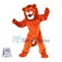 Power Orange Lion Mascot Costume 
