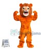 Super Power Orange Lion Mascot Costume 