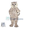 Fierce White Tiger Mascot Costume 